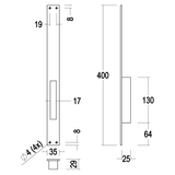 Art. 850-05 Flush Pull - Flush Pulls - Quincalux