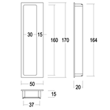 Art. 850-06 Flush Pull - Flush Pulls - Quincalux