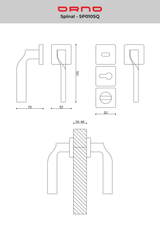 Spinal Lever - Lever Handle - Orno Design