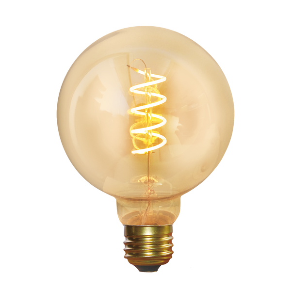 Vintage LED Edison Bulb - 5W E27 Small Globe G95 - Bulb - Industville